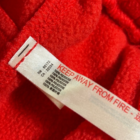 Free People FP Movement Highline Fleece Harem Pants Red NWT - Picture 11 of 14